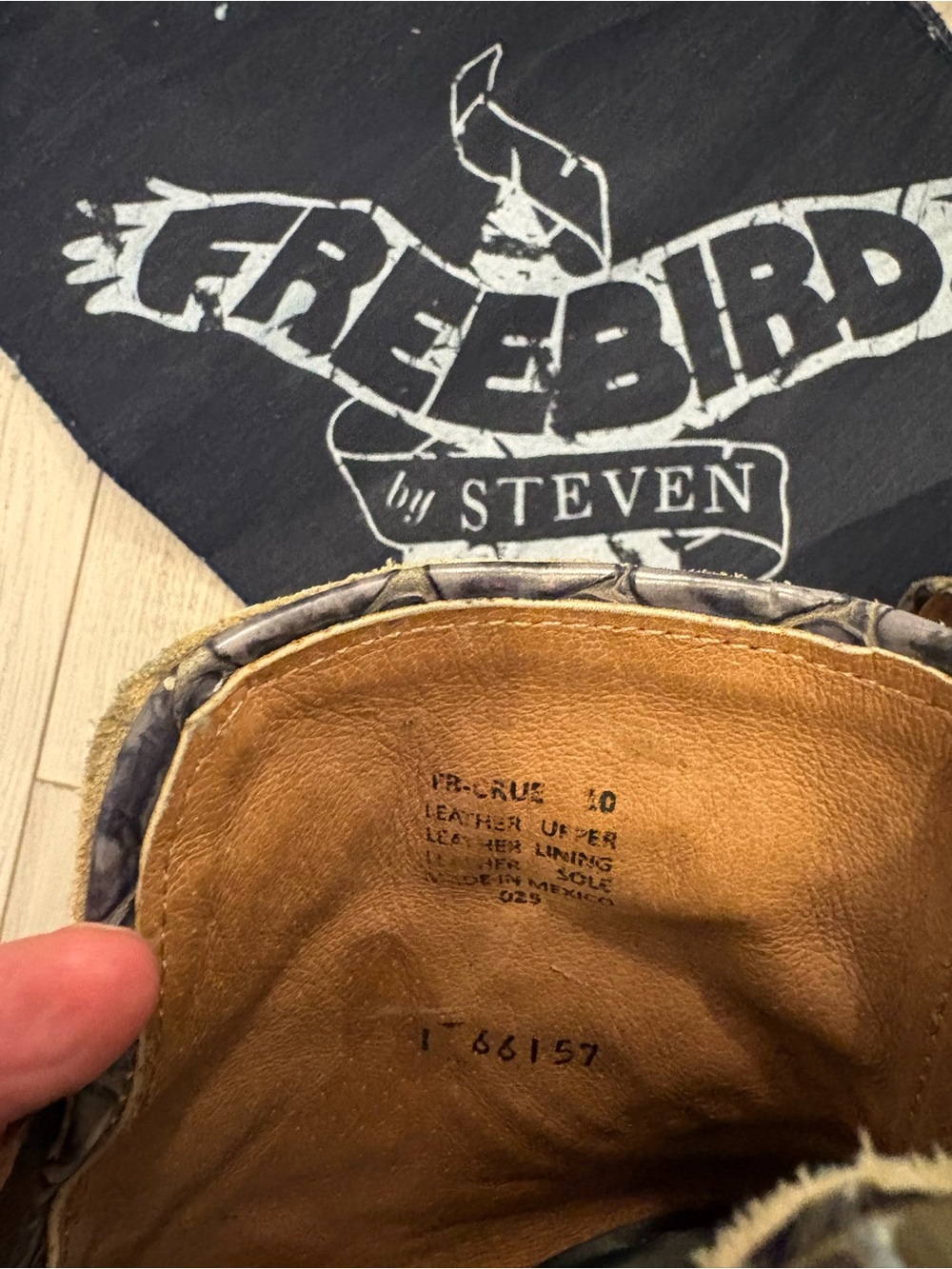 Freebird by Steven Tan Leather Bootie Interior Detail - Picture 2 of 10